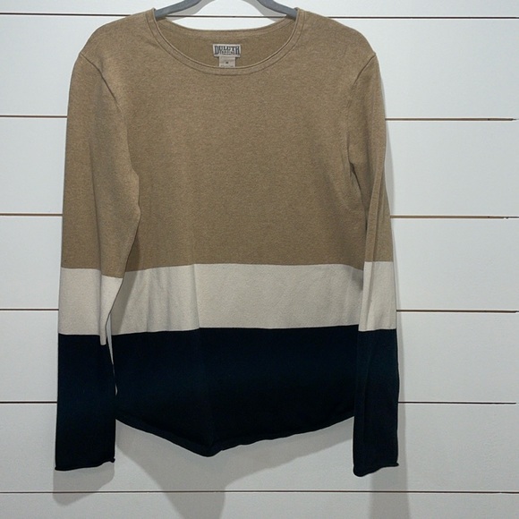 Womens Medium Deluth Trading color block sweater. Gently used. - Picture 1 of 3